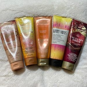 5 Bath and Body Works lotions